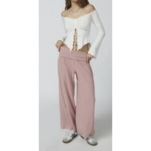 Out From Under Angie Cozy Wide-Leg Pant Size L In Rose